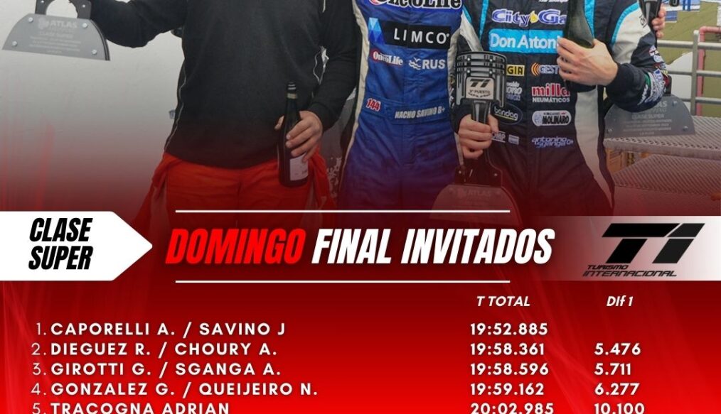 SAVINO GANADOR EN UNA LINDA CARRERA