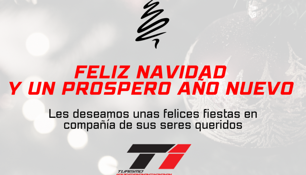 TURISMO INTERNACIONAL LES DESEA FELICES FIESTAS