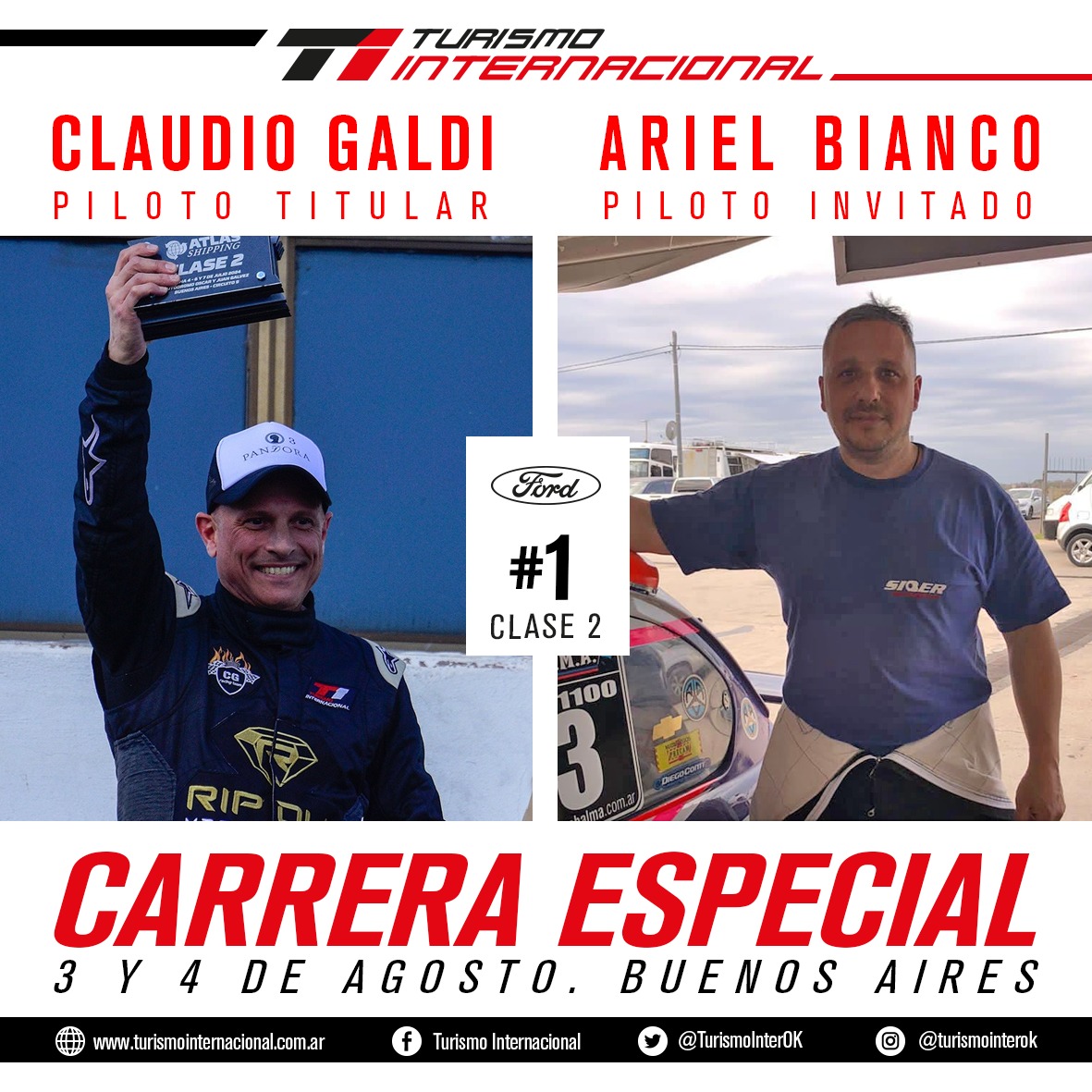 🏁 INVITADOS 2024: GALDI REPITE CON ARIEL BIANCO.