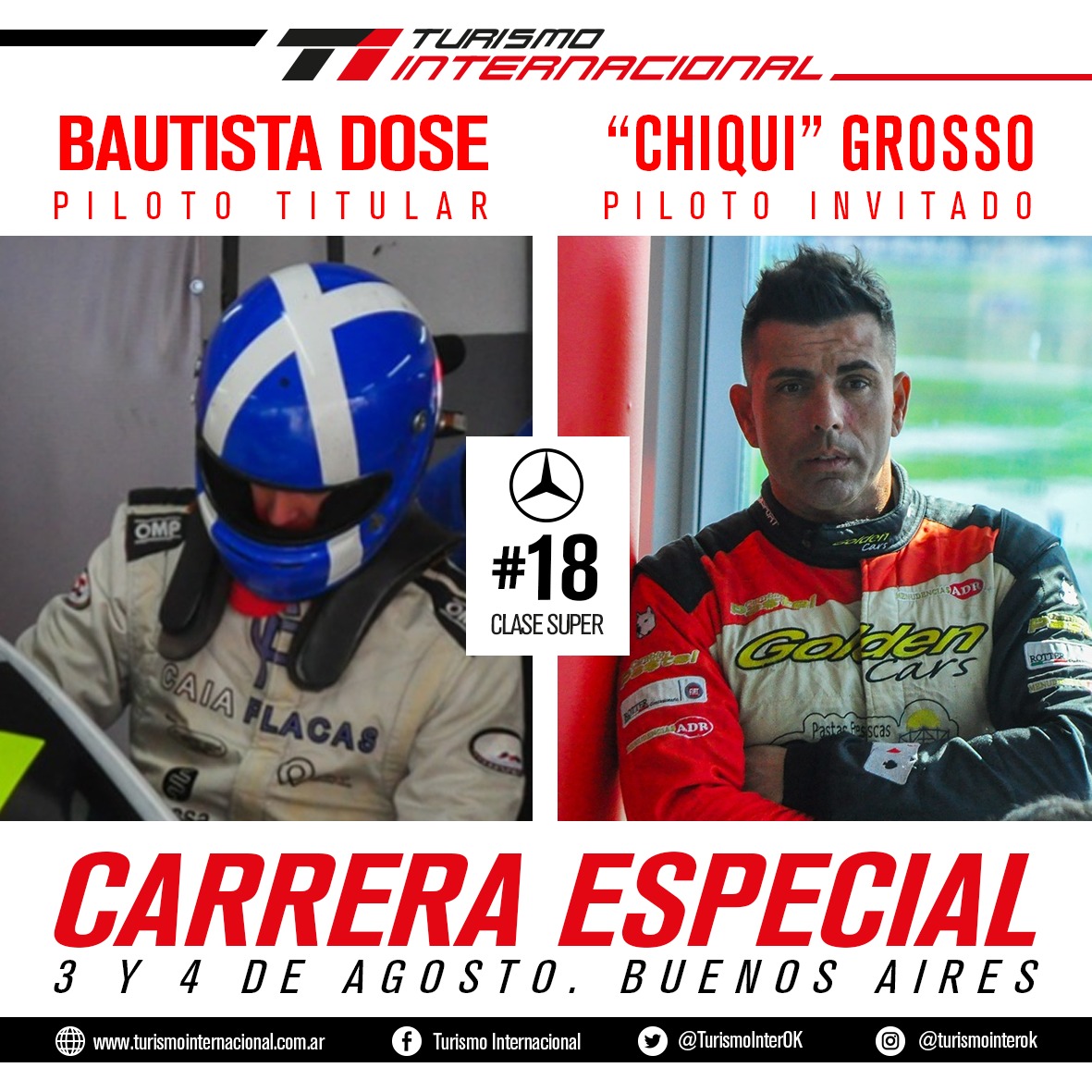 🏁 INVITADOS 2024: BAUTI DOSE CON “CHIQUI” GROSSO.