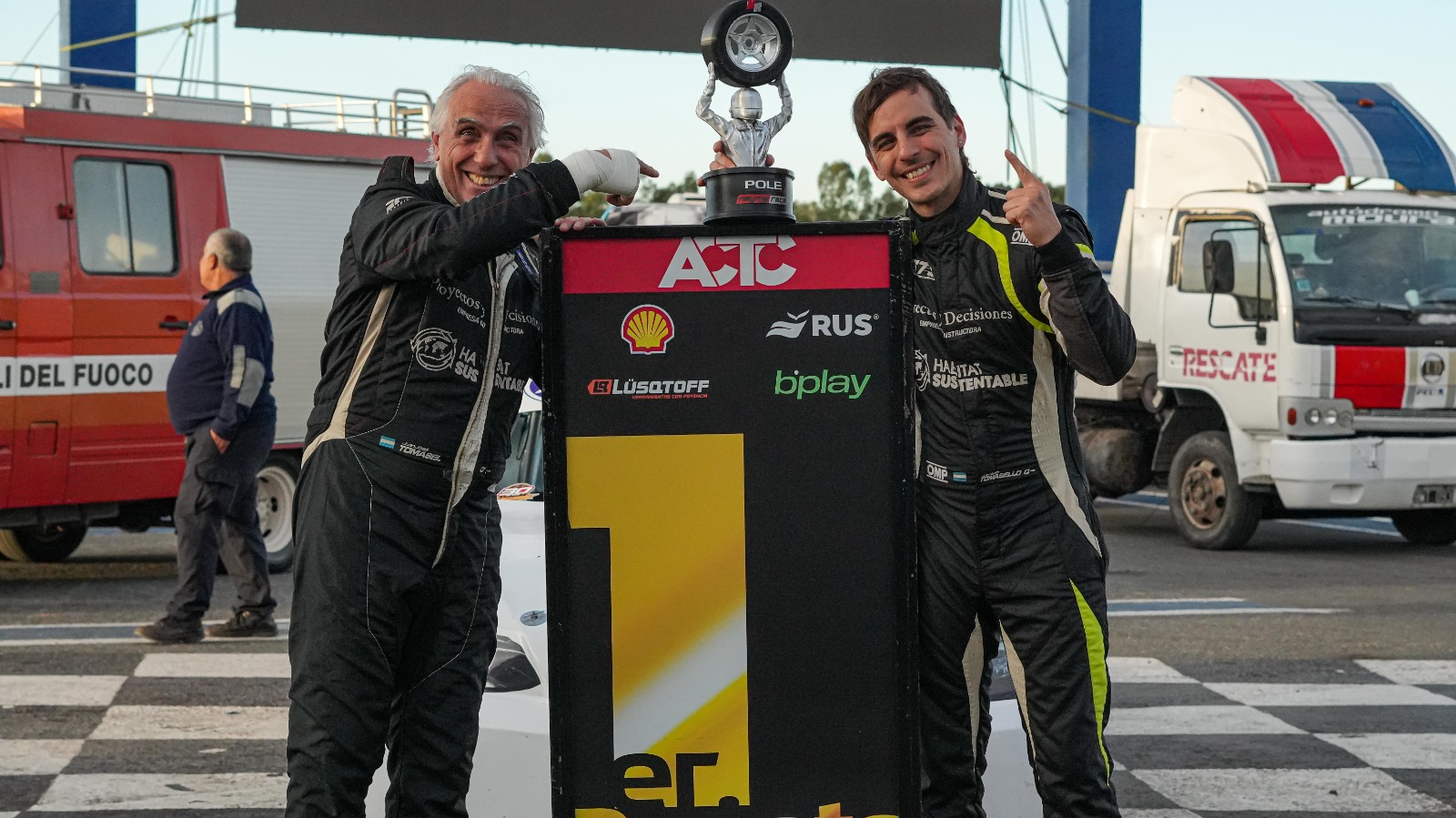 TOMASELLO Y SU PRIMERA POLE